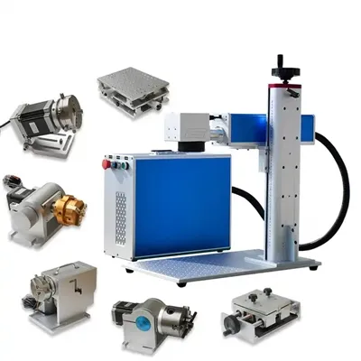 علامة الليزر المحمولة باستخدام الحاسب الآلي من الألياف