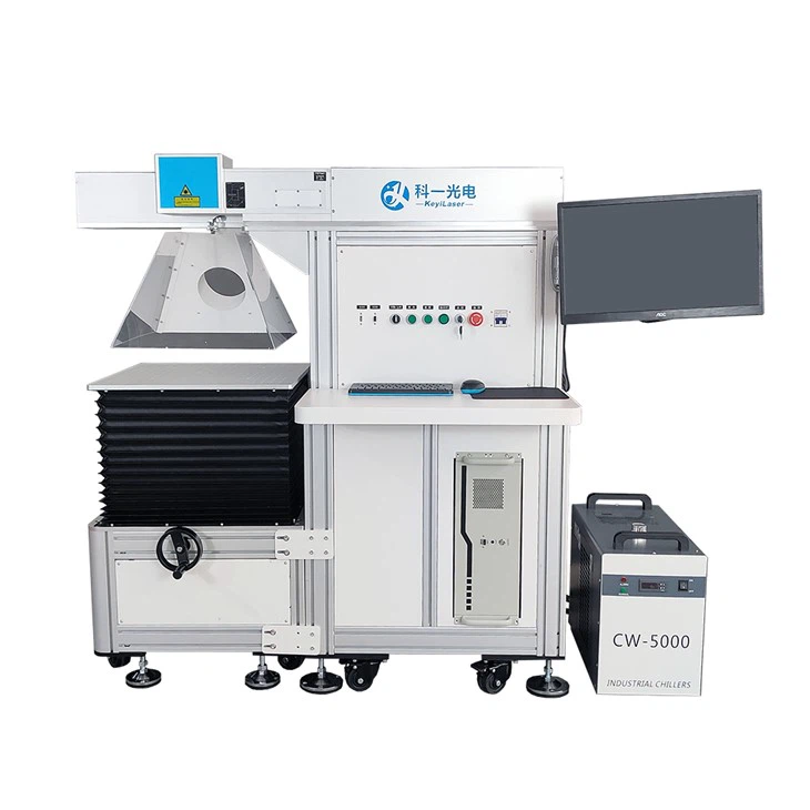آلة الوسم بالليزر ذات التركيز الديناميكي للأنبوب الزجاجي